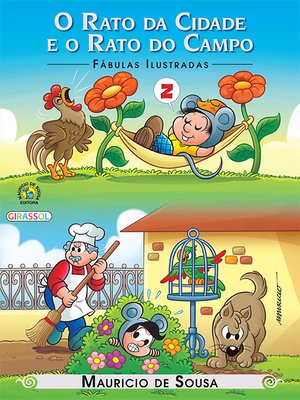 cover image of Turma da Mônica--fábulas ilustradas--o rato da cidade e o rato do campo